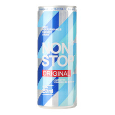 Напій енергетичний безалкогольний сильногазований Original Non Stop з/б 250мл