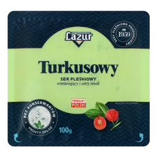 Сир 50% з пліснявою Бірюзовий Lazur лоток 0.1кг