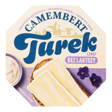 Сир м'який легкий безлактозний з пліснявою Camembert Turek к/у 120г