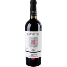 Вино 750мл 9.5-14% червоне сухе Cabernet Kosher Collection пл