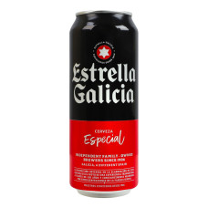 Пиво 0.5л 5.5% Especial Estrella Galicia з/б