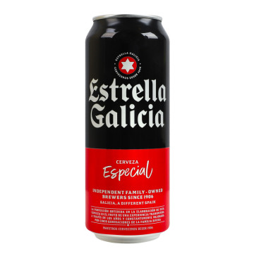 Пиво 0.5л 5.5% Especial Estrella Galicia з/б