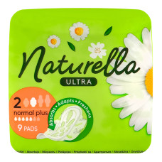 Прокладки гігієнічні ароматизовані Normal Plus Ultra Naturella 9шт