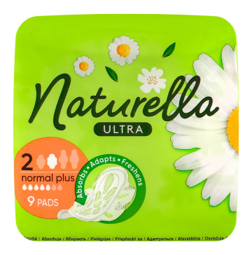 Прокладки гігієнічні ароматизовані Normal Plus Ultra Naturella 9шт