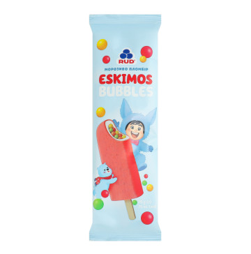 Морозиво пломбір ескімо Bubbles Ескімос Rud м/у 70г