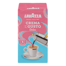 Кава натуральна смажена мелена Dolce Crema e Gusto Lavazza в/у 250г