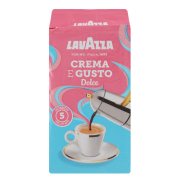 Кава натуральна смажена мелена Dolce Crema e Gusto Lavazza в/у 250г
