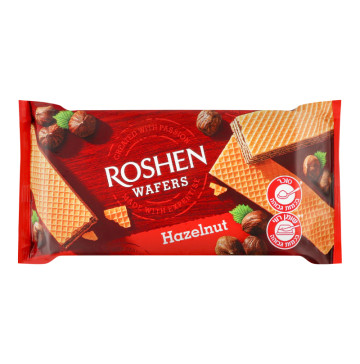 Вафлі Hazelnut Wafers Roshen м/у 216г