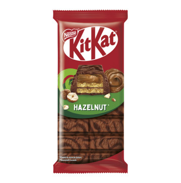 Шоколад молочний та чорний з вафлею та начинкою Hazelnut Kit Kat м/у 99г