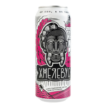 Пиво 0.5л 6.2% світле пшеничне пастеризоване нефільтроване Надзвичайно, я weiss у захваті Хмелевус з/б