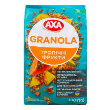 Гранола хрустка Тропічні фрукти Axa м/у 330г