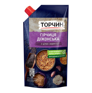 Гірчиця з цілих зерен Діжонська Торчин д/п 130г