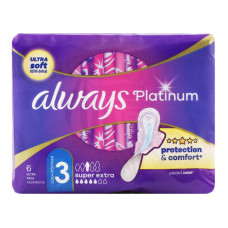 Прокладки гігієнічні ароматизовані Day&Night Platinum Ultra Always 6шт