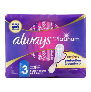 Прокладки гігієнічні ароматизовані Day&Night Platinum Ultra Always 6шт