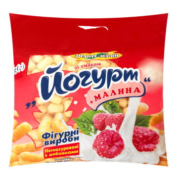 Кукурудзяні палички Золоте Зерно малина 200г