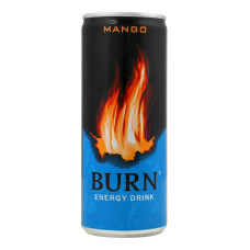 Напій енергетичний безалкогольний сильногазований Mango Burn з/б 250мл