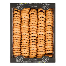 Печиво здобне пісочно-відсадне Шарлотка фруктова Biscotti ваг