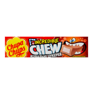 Цукерки жувальні зі смаком коли Incredible chew Chupa Chups м/у 45г