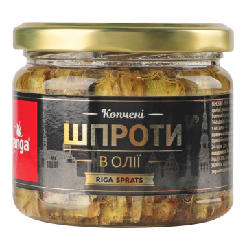 Шпроти копчені в олії Banga с/б 250г