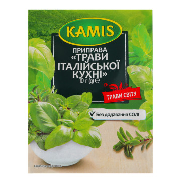 Приправа Трави італійської кухні Kamis м/у 10г