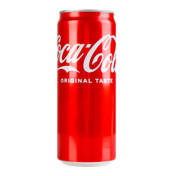 Напій безалкогольний сильногазований на ароматизаторах Coca-Cola з/б 330мл