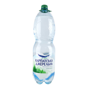 Вода мінеральна слабогазована Карпатська Джерельна п/пл 2л