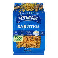 Вироби макаронні Завитки Чумак м/у 400г