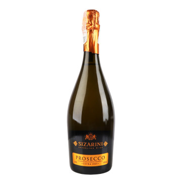 Вино ігристе 0.75л 11% біле сухе Prosecco DOС Sizarini пл