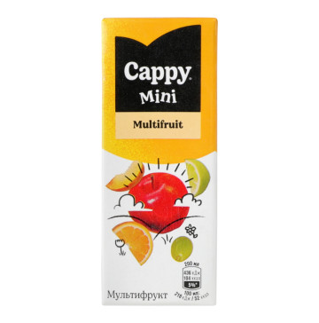 Нектар пастеризований Мультифрукт Mini Cappy т/п 200мл