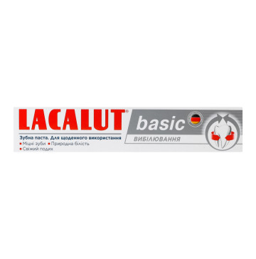 Паста зубна Вибілювання Basic Lacalut 75мл