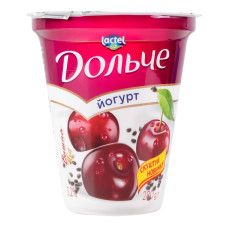 Йогурт 3.2% Вишня-чіа Дольче ст 280г