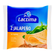 Сир плавлений Lactima Халапеньо скибочки 35% 130г