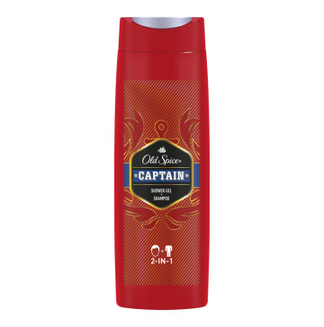 Гель-шампунь для душу Captain 2в1 Old Spice 400мл