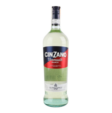 Вермут 1л 15% лікерний білий Bianco Cinzano пл