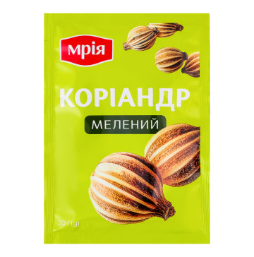 Коріандр мелений Мрія м/у 20г Коріандр мелений Мрія м/у 20г