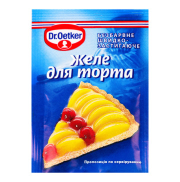 Желе для торта безбарвне швидкозастигаюче Dr. Oetker м/у 8г