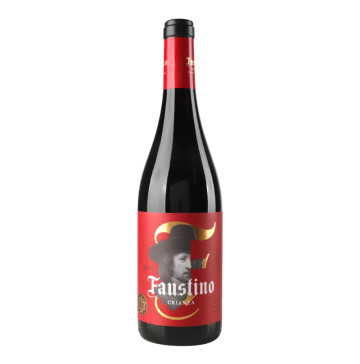 Вино 0.75л 14% червоне сухе Кріанца Faustino пл