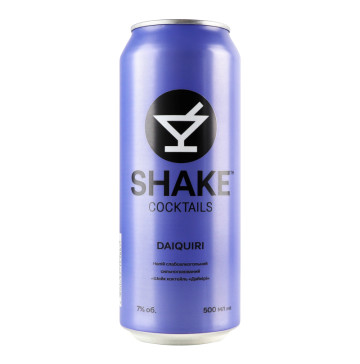 Напій слабоалкогольний 500мл 7% сильногазований Daiquiri Cocktails Shake з/б