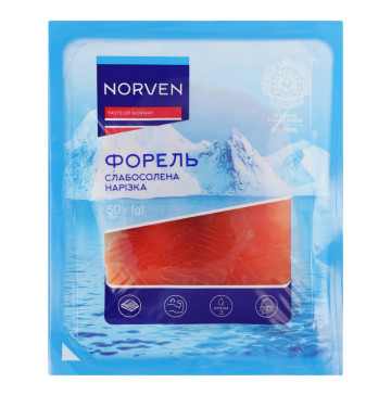 Форель нарізка Norven сл/с 1с в/у 50г