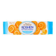 Печиво здобне з маслом класичне Butter cookies Roshen м/у 140г