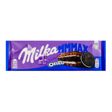 Шоколад молочний з начинкою зі смаком ванілі та печивом Oreo Mmmax Milka м/у 300г