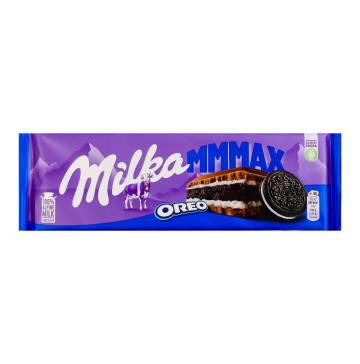 Шоколад молочний з начинкою зі смаком ванілі та печивом Oreo Mmmax Milka м/у 300г