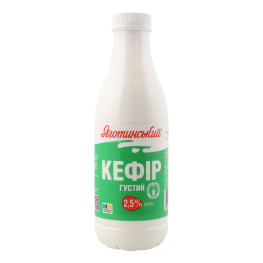 Кефір 2.5% густий Яготинський п/пл 750г