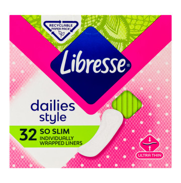 Прокладки щоденні Dailies Style Libresse 32шт