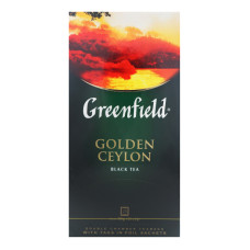 Чай чорний Golden Ceylon Greenfield к/у 25х2г