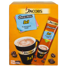 Напій кавовий розчинний Original 3в1 Jacobs м/у 12г