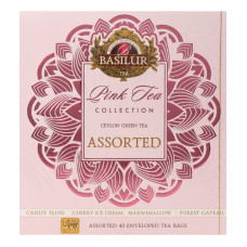 Чай зелений Basilur Pink Tea Collection асорті