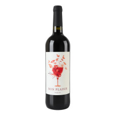 Вино 0.75л 12% червоне сухе Bon Plaisir пл