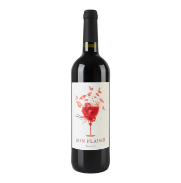 Вино 0.75л 12% червоне сухе Bon Plaisir пл