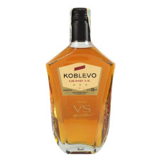 Бренді 250мл 40% 3 зірки Grand VS Koblevo пл